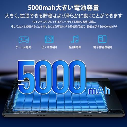 タブレット - FancyDay Android15 タブレット 10インチ 24GB+128GB+1TB