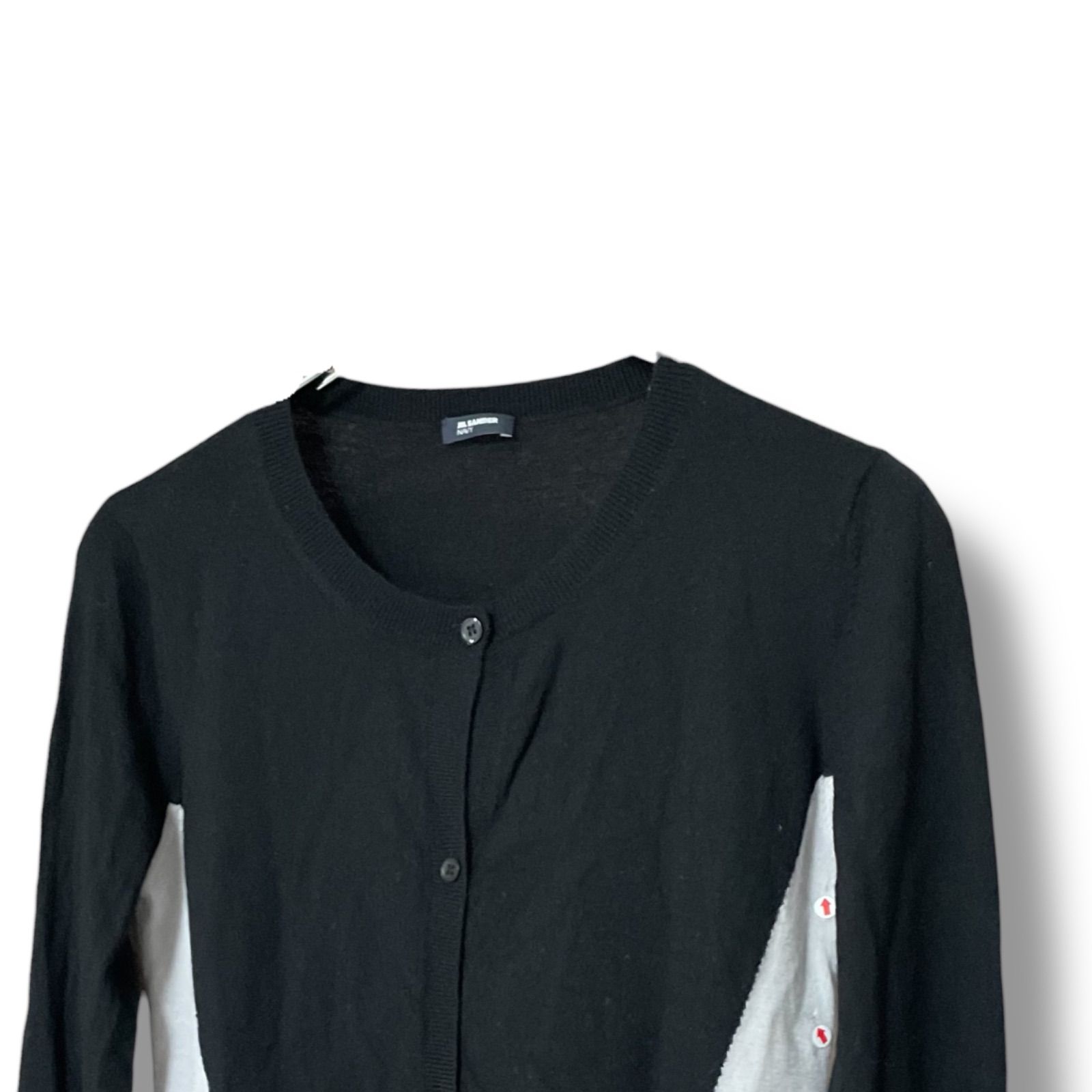 JIL SANDER NAVY ジルサンダー ブラック×ライトグレー 配色