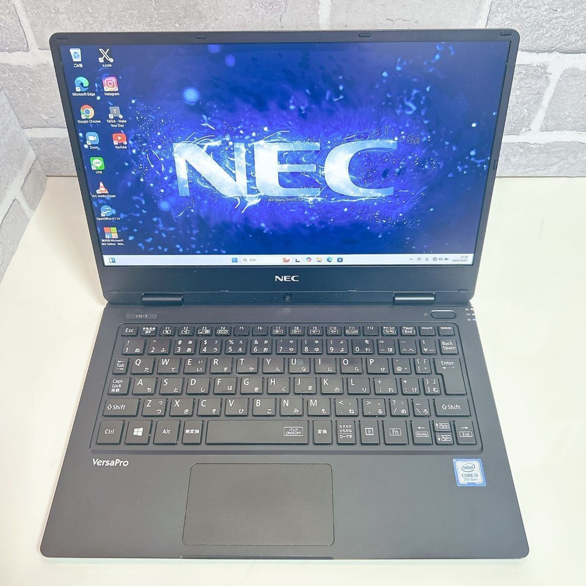 NEC 使用少♪SSD/Windows11/i5/超薄型軽量/VersaPro FHD 中古パソコン NEC VersaPro VKT16/X-6 Windows11 Pro Core i5