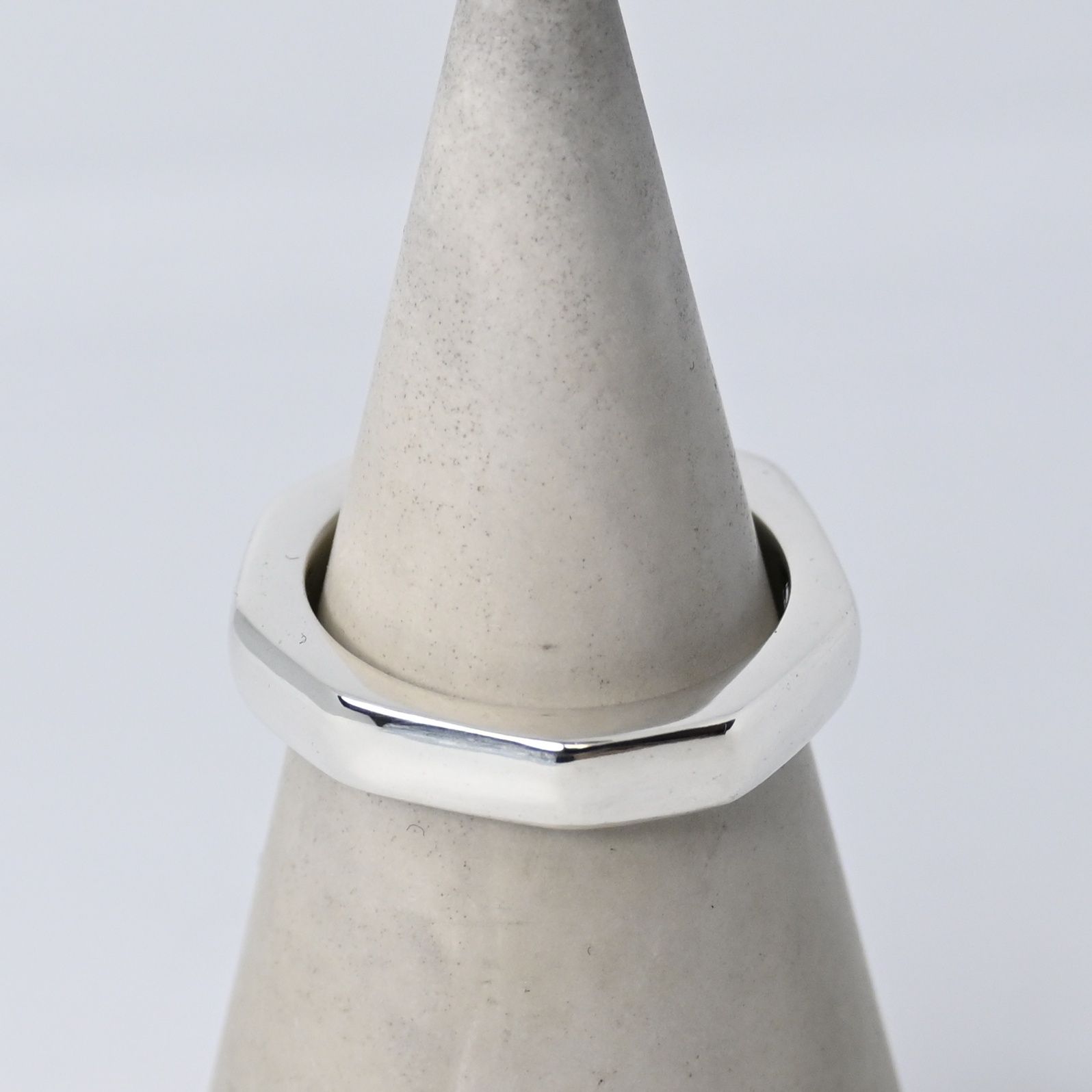 GUCCI グッチ オクタゴン 13号 925 リング シルバー ナットリング 研磨済】GUCCI オクタゴン ナット リング 指輪 13号 Ag925 グッチ