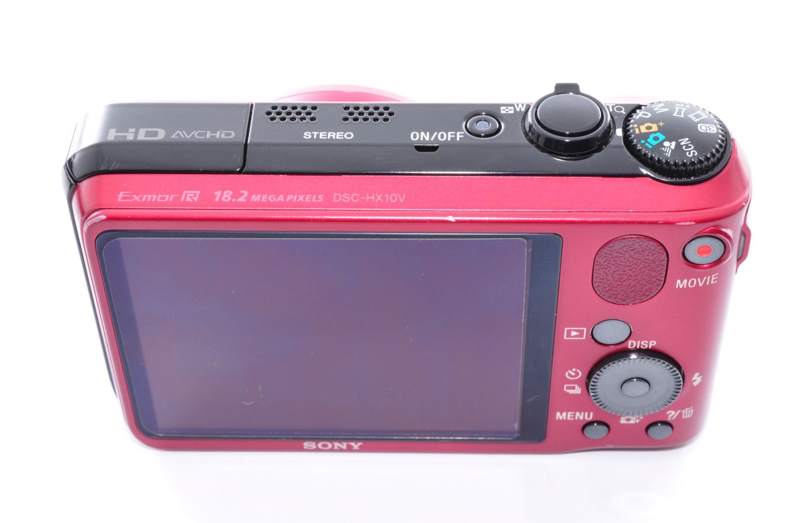 SONY DSC-HX10V DIGITAL Camera レッド デジカメ デジタルカメラ
