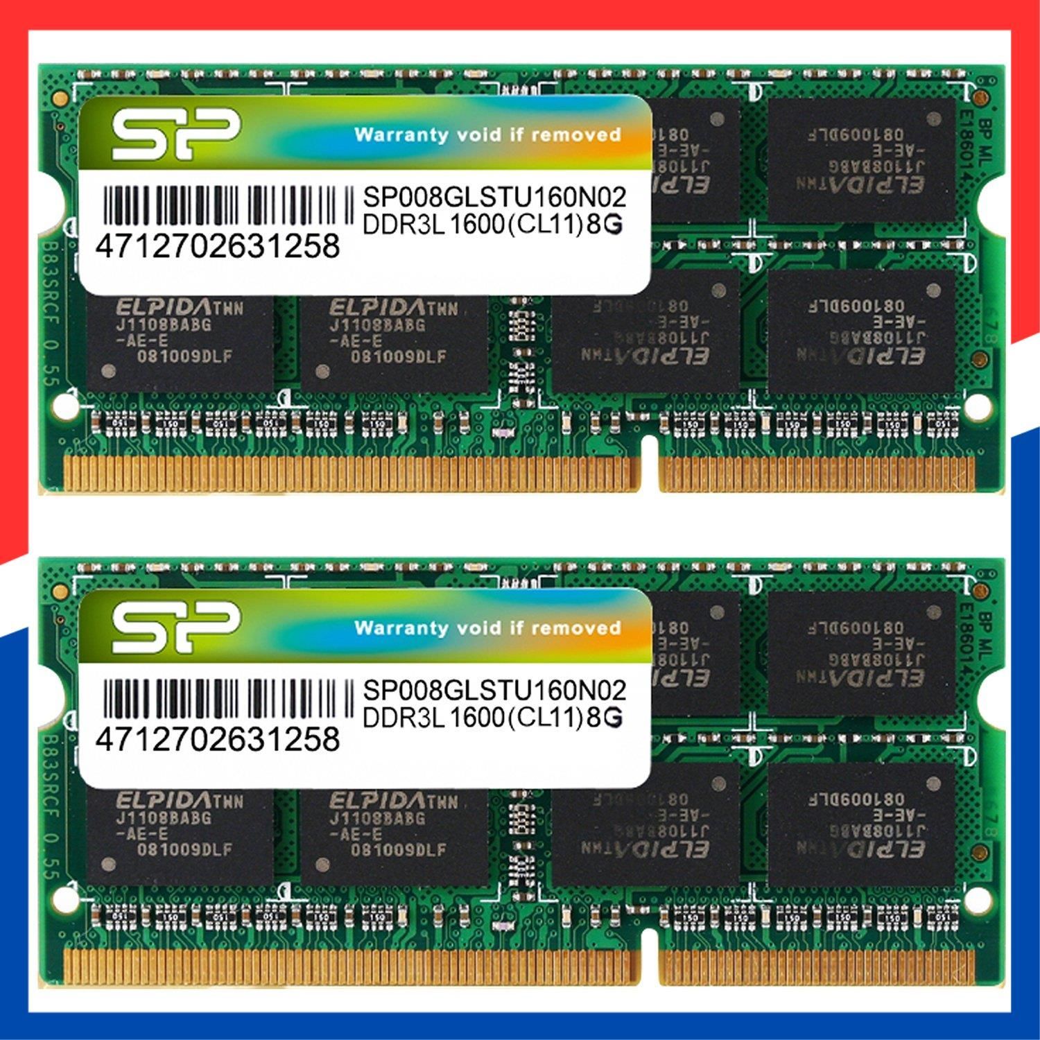 商品 対応 Mac 204 Pin 8 GB PC 3 L 12800 1600 DDR 低電圧 1 35 V ノートPC用メモリ シリコンパワー
