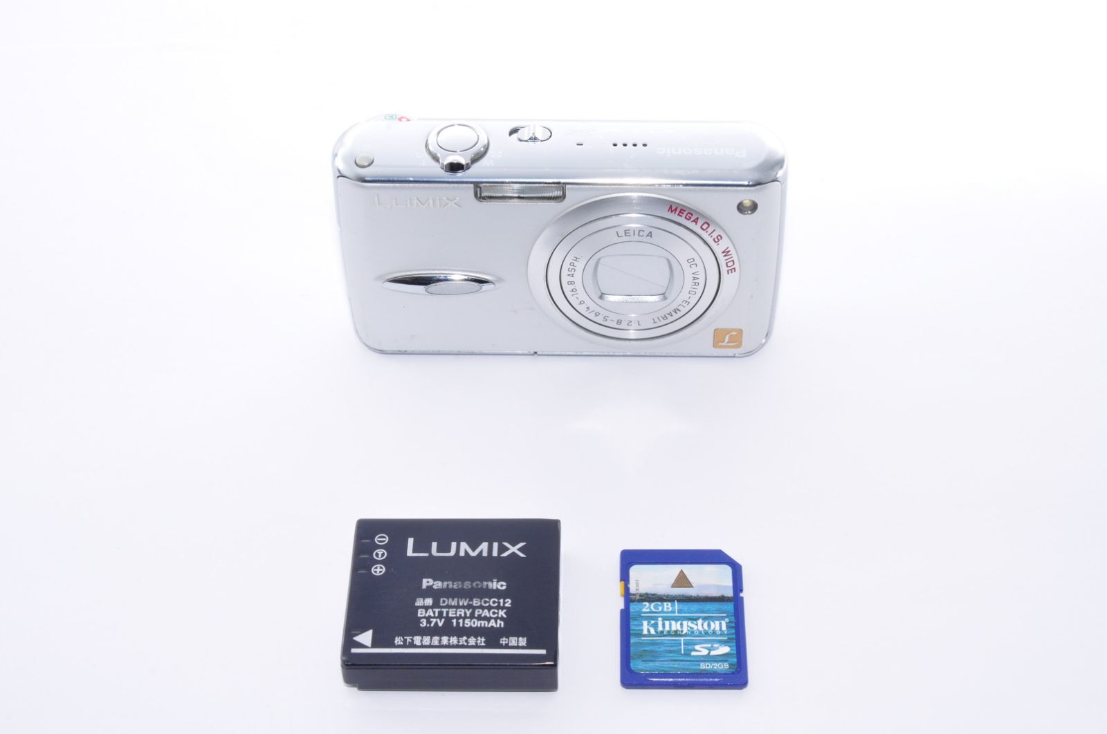 Panasonic LUMIX DMC-FX01 DIGITAL Camera シルバー デジカメ デジタル
