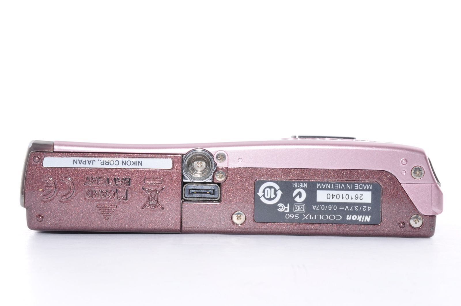 Nikon COOLPIX S60 DIGITAL Camera ピンク デジカメ デジタルカメラ