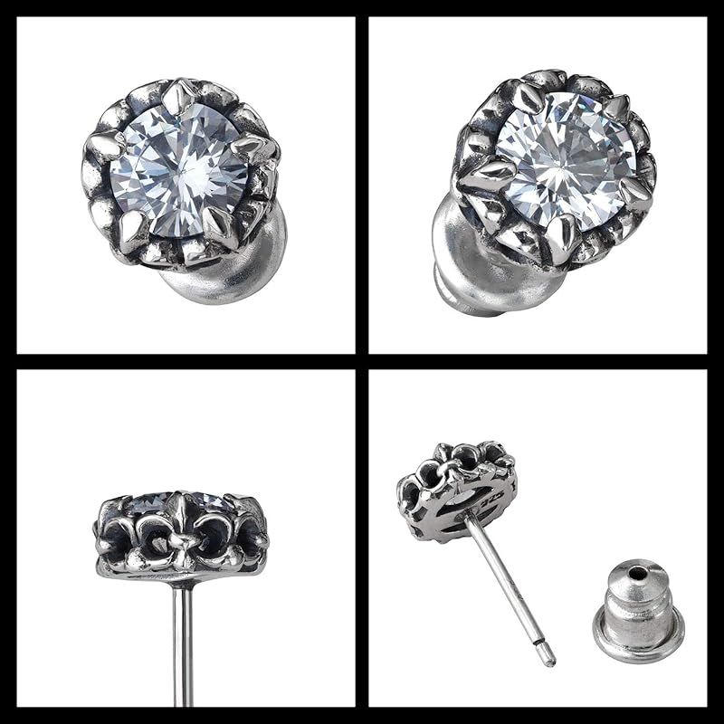 pi0369-111 [ブランド名：2PIECES] ピアス メンズ シルバー925 メンズ