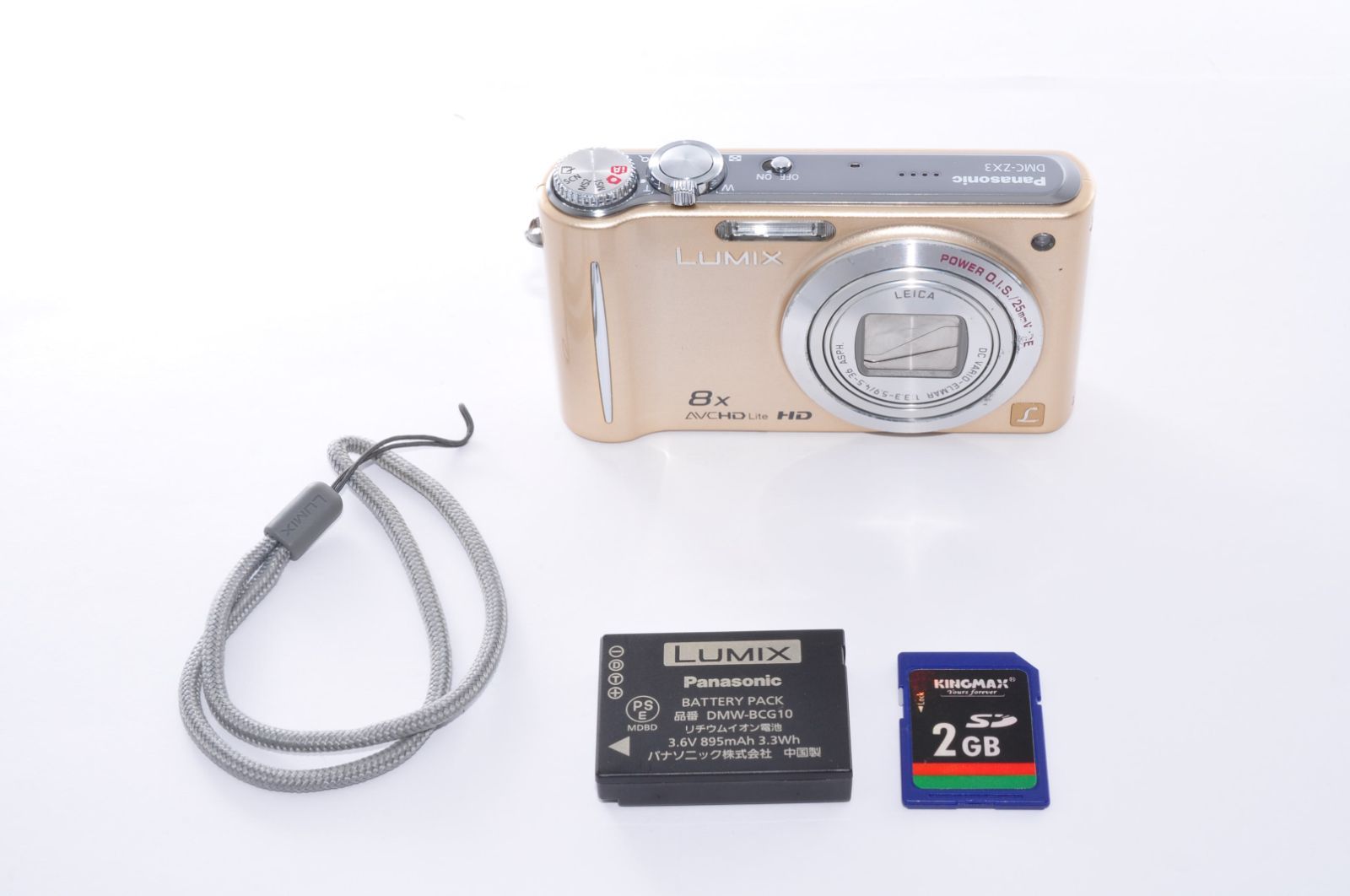 Panasonic LUMIX DMC-ZX3 DIGITAL Camera ゴールド デジカメ デジタル
