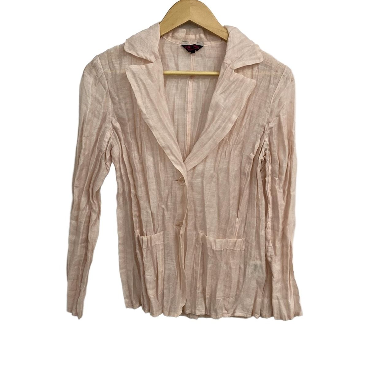 YUKITORII(ユキトリイ) ジャケット サイズM レディース - ライトピンク