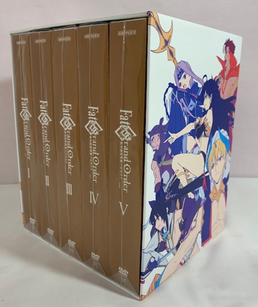 アニメDVD 全巻収納BOX付 Fate GrandOrder 絶対魔獣戦線バビロニア 版 全5巻セット