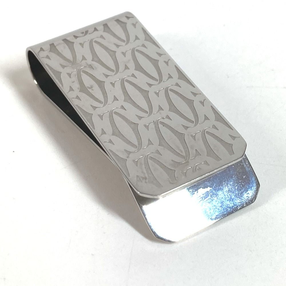 Cartier カルティエ SS×GP C ドゥ カルティエ マネークリップ カルティエ Cドゥカルティエ SS マネークリップ シルバー Aランクの