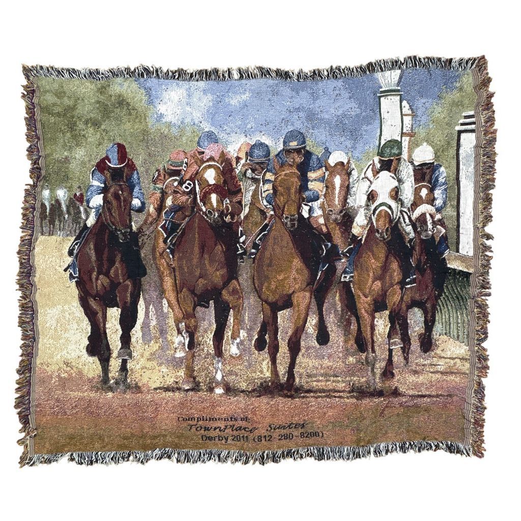 絨毯 ラグ タペストリー 馬 vintageラグ ブランケット マルチカバー