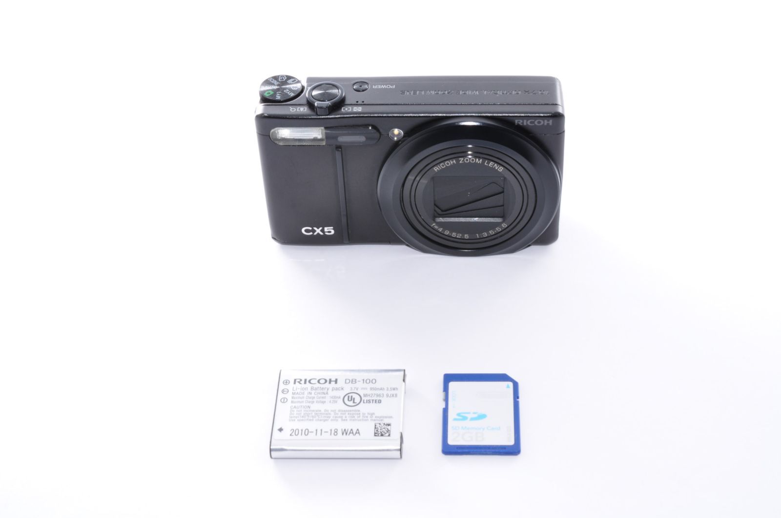 B195 RICOH CX5 コンパクト デジタル カメラ デジカメ コンデジ 新製品