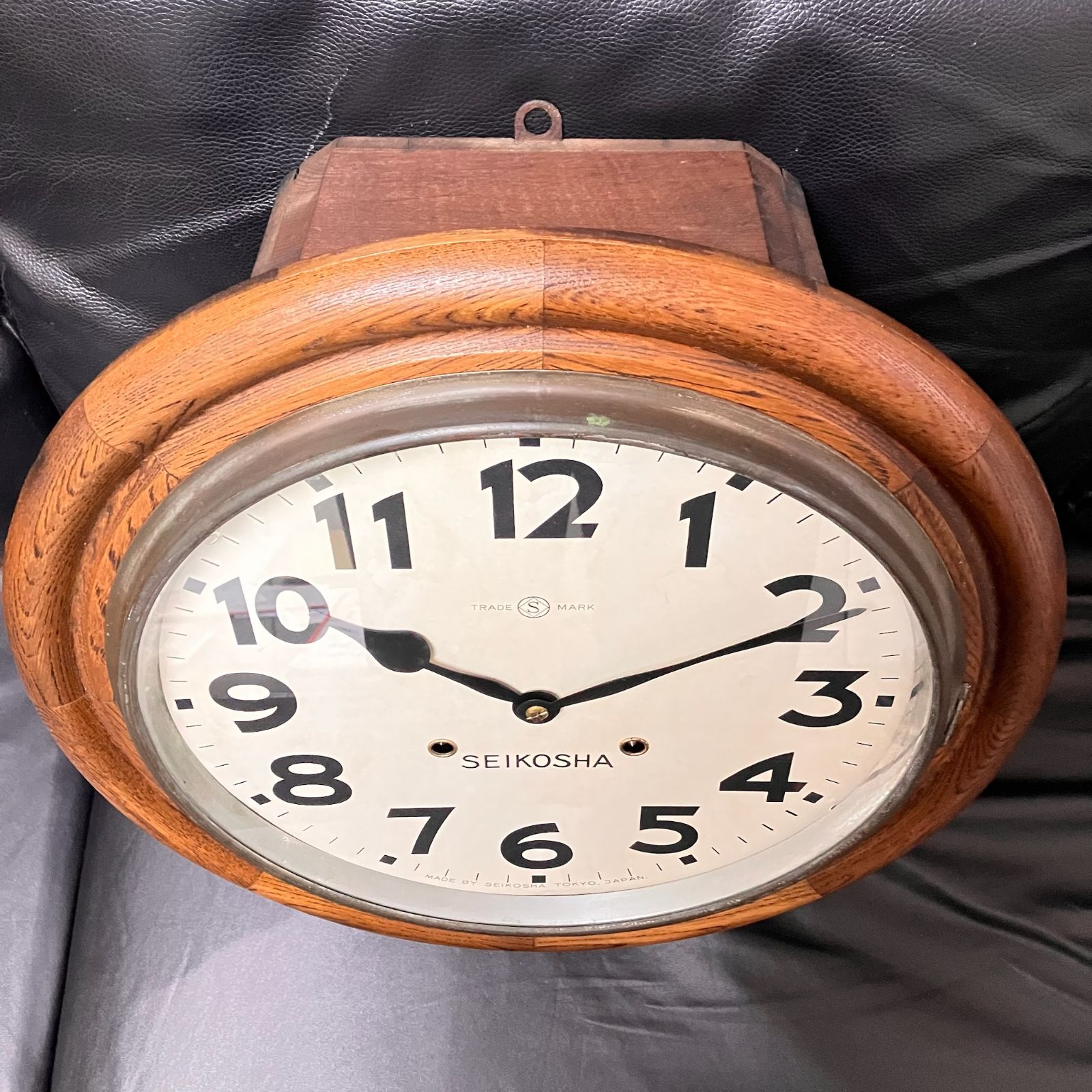 昭和レトロ 精工舎 丸型グレシャム型掛時計 オーバーホール済 稼働品