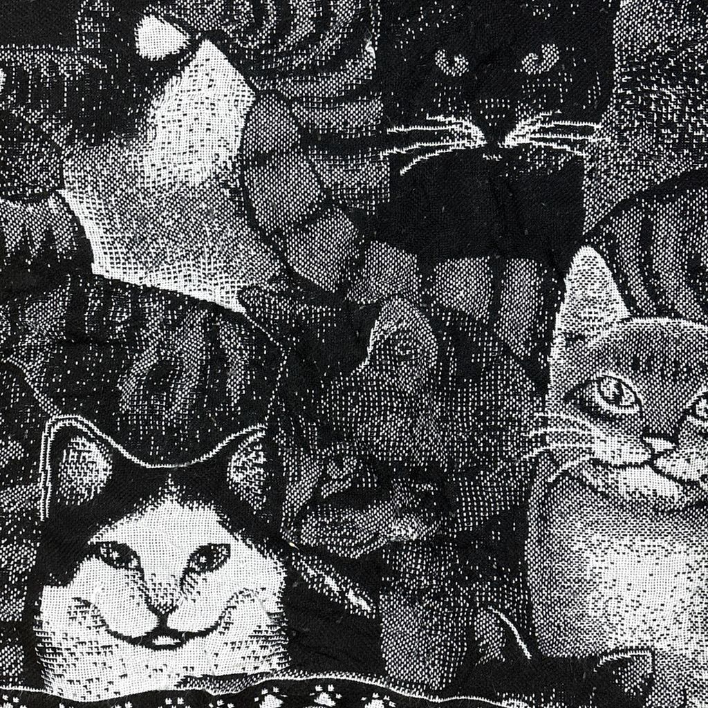 【90s】USA製 vintage ラグマット　動物大集合　可愛い　アートく芸術 90s】USA製 vintage ラグマット 動物大集合 可愛い アートく芸術 90s