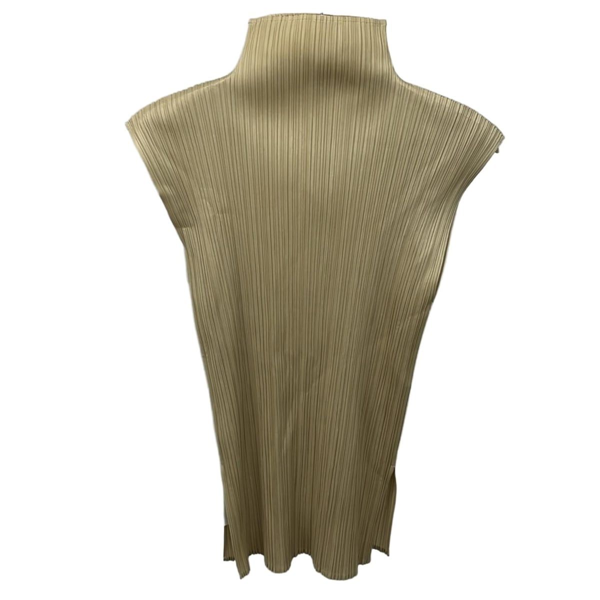 PLEATS PLEASE(プリーツプリーズ) ノースリーブカットソー サイズ3 L