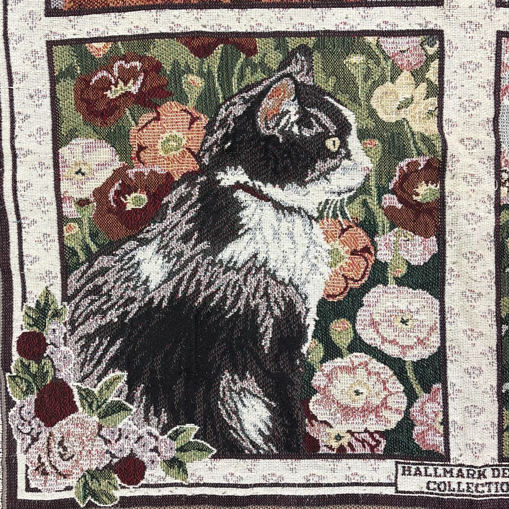 vintageラグ ブランケット マルチカバー タペストリー アニマル 動物