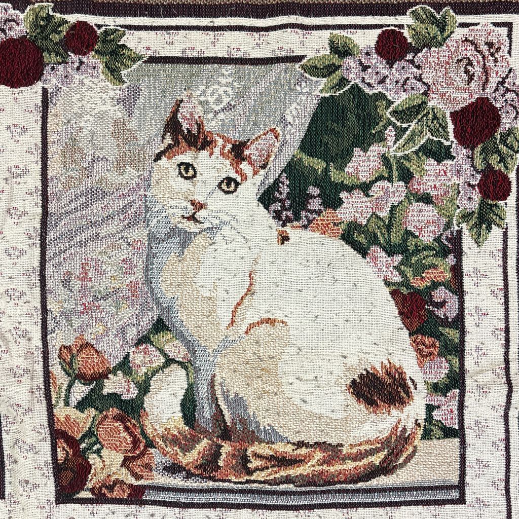 vintageラグ ブランケット マルチカバー タペストリー アニマル 動物