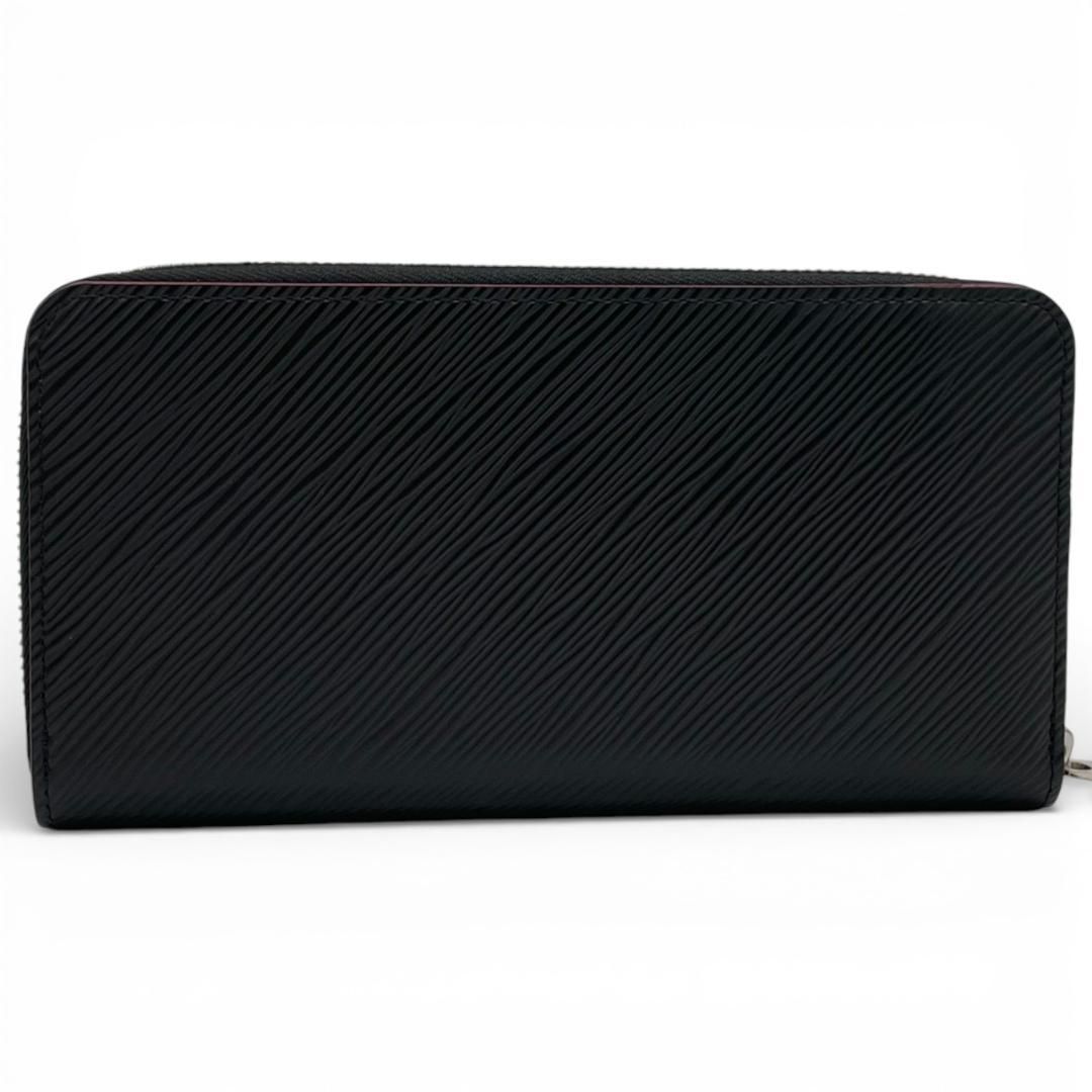 美品 ルイヴィトン エピ ジッピーウォレット 黒 ホットピンク ブラック 長財布 LOUIS VUITTON - LOUIS VUITTON(ルイヴィトン) 長財布美品 ジッピー