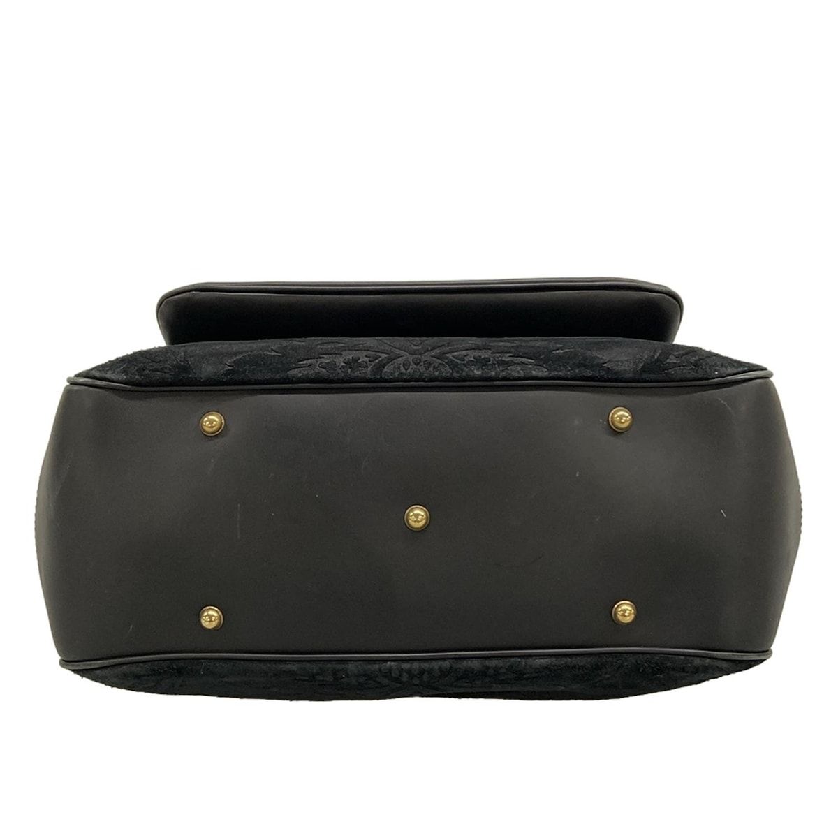 GUCCI(グッチ) ハンドバッグ オールドグッチ 303886 黒 レザー - メルカリ 