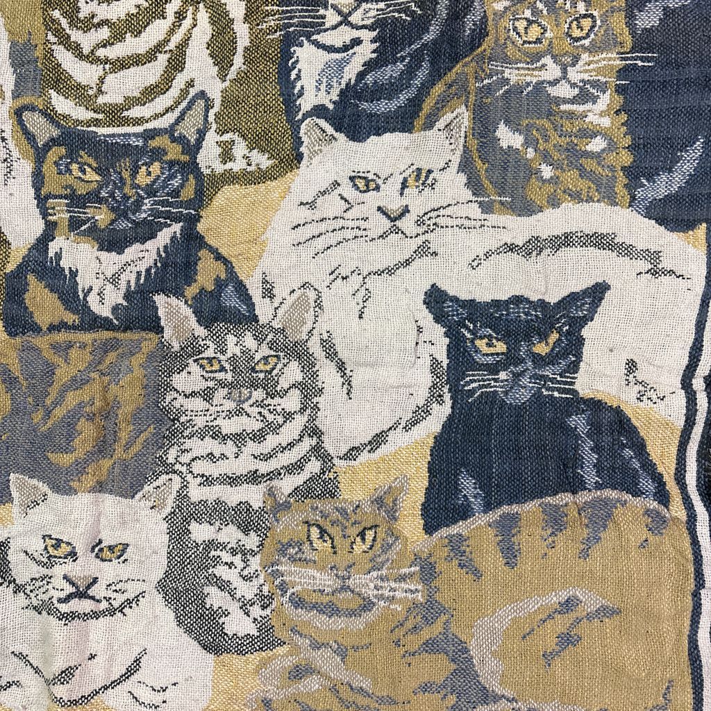 vintageラグ ブランケット マルチカバー タペストリー アニマル 動物