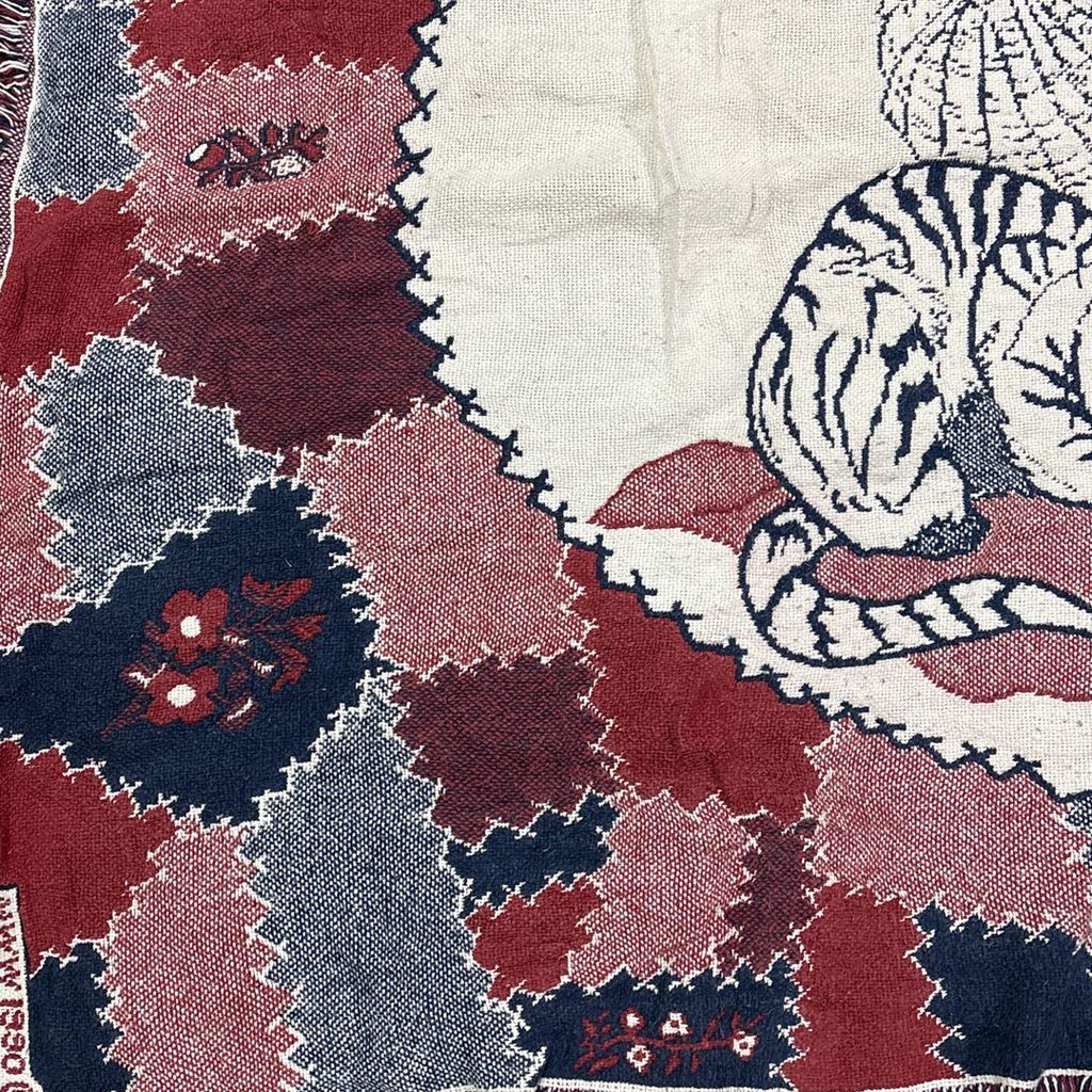 vintageラグ ブランケット マルチカバー タペストリー アニマル 動物