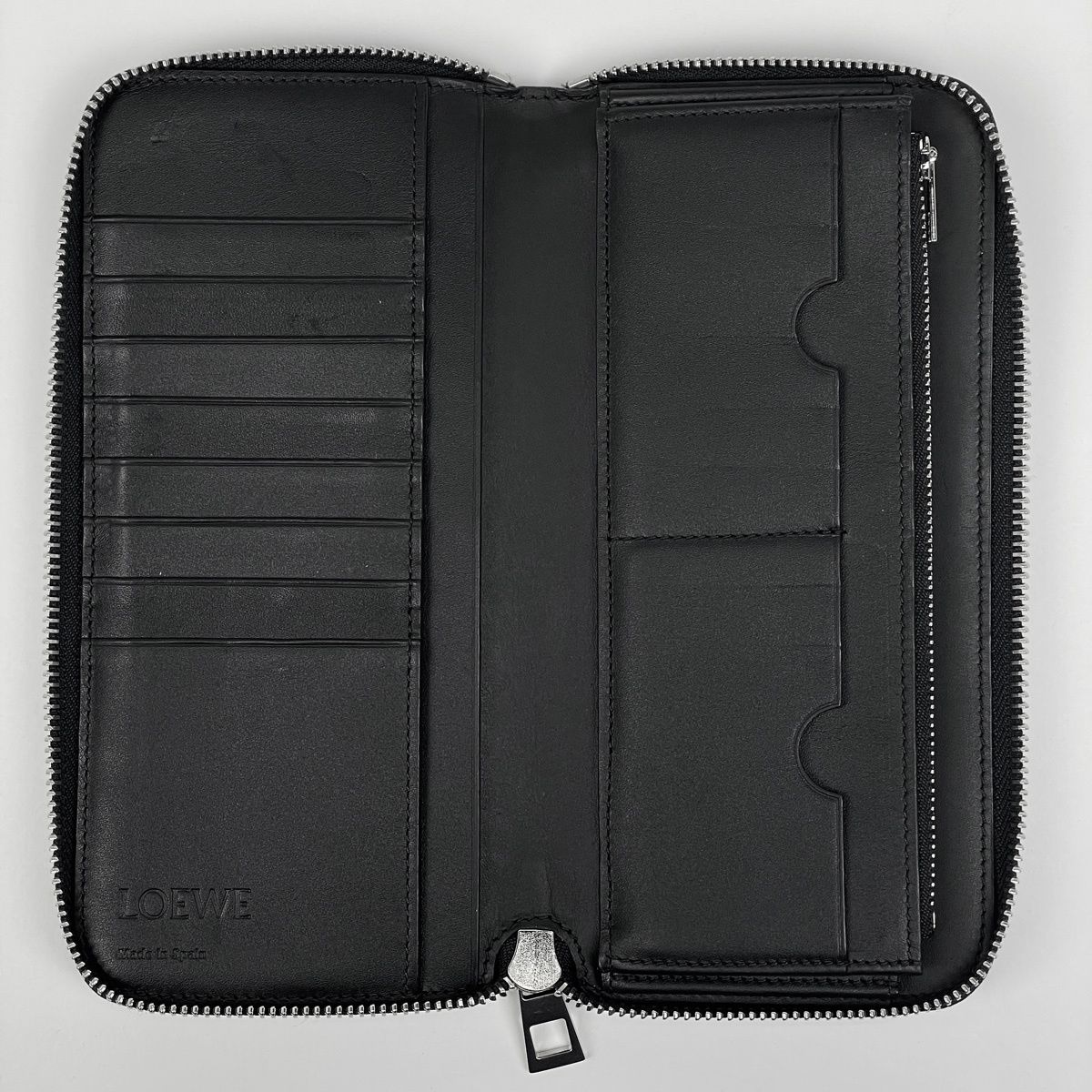 ロエベ LOEWE アナグラム 長財布 ラウンドファスナー 長財布 レザー