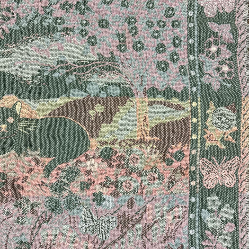 vintageラグ ブランケット マルチカバー タペストリー アニマル 動物