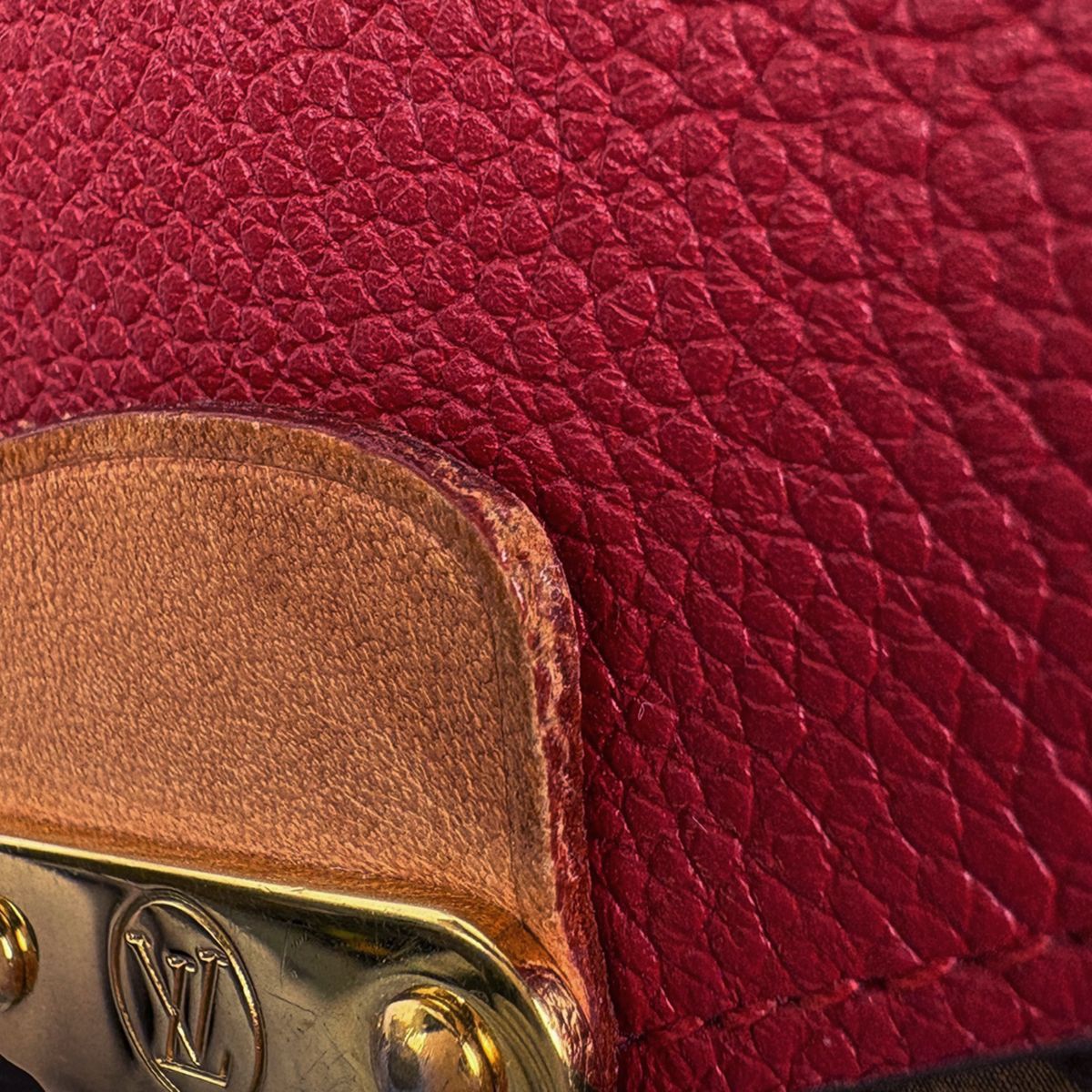 ルイヴィトンLOUIS VUITTON ポルトフォイユ・パラス ブラウン レッド ルイ・ヴィトン Louis Vuitton ポルトフォイユ パラス 札入れ 小銭入れ