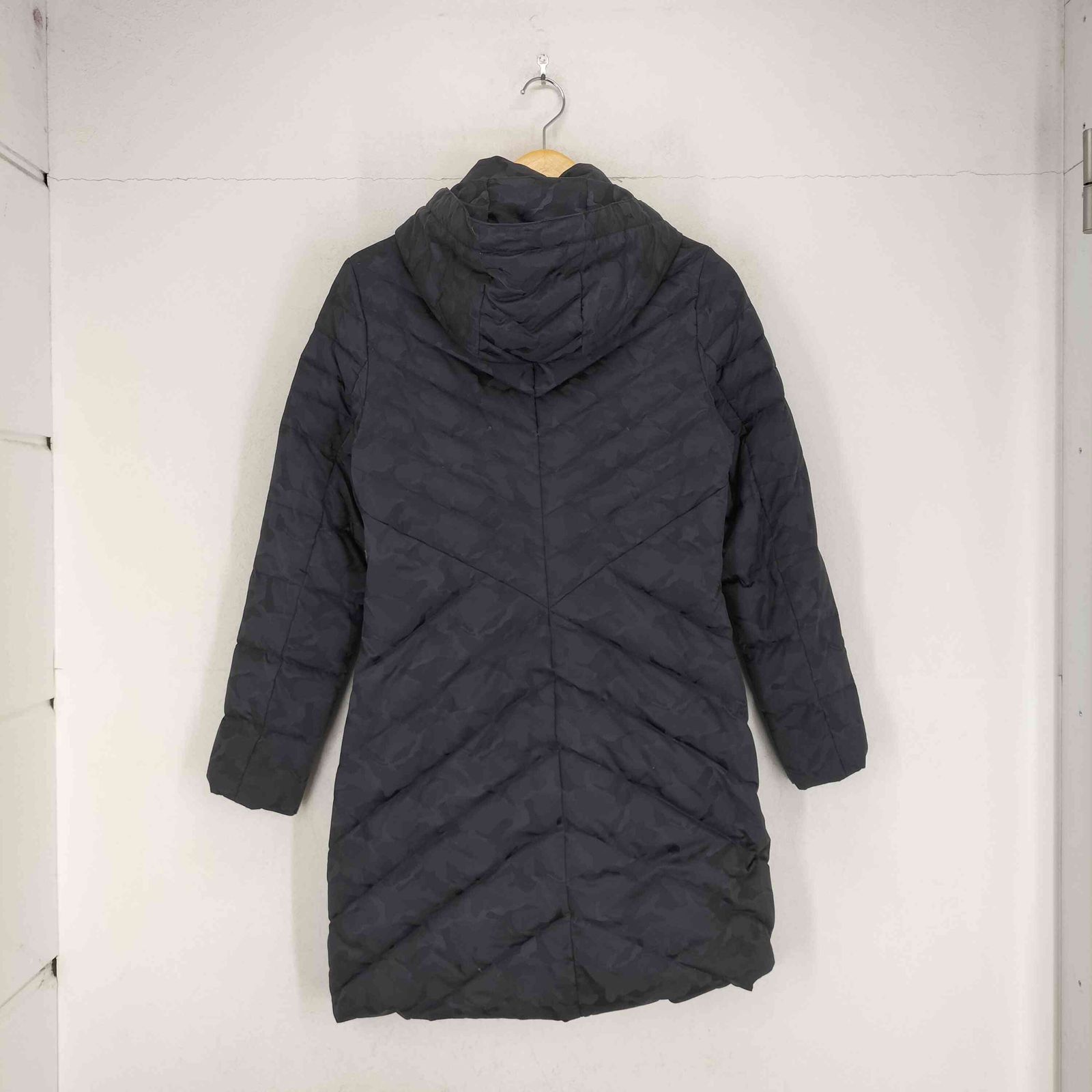 スプーム SPOOM フーデットカモフラダウンコート レディース JPN：38