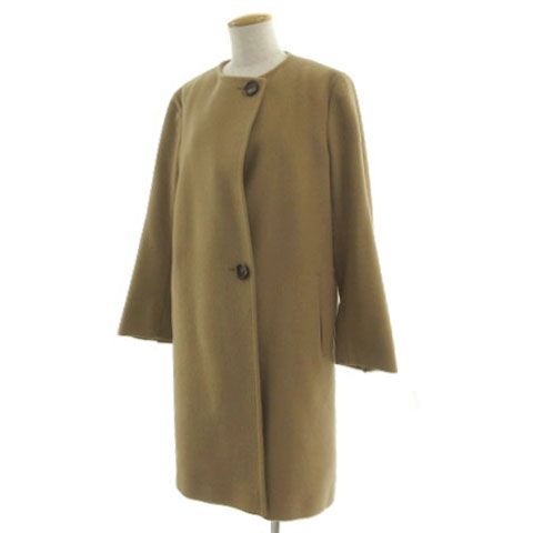 23区 オンワード樫山 ウールビーバー コート 38 ベージュ 23区 オンワード樫山 ウールビーバー コート 38 ベージュ 23区