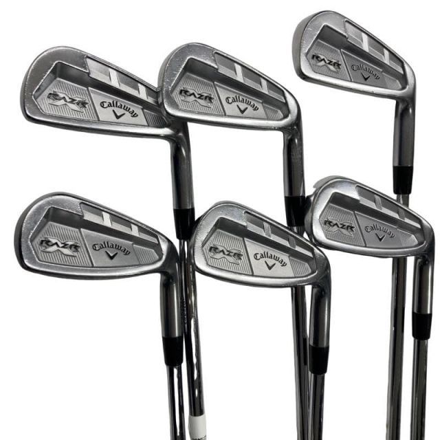 中古】 キャロウェイ RAZR X FORGED 6S アイアンセット IR NS PRO