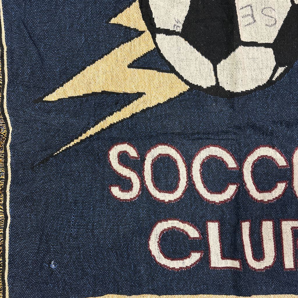 vintageラグ ブランケット マルチカバー タペストリー サッカーボール