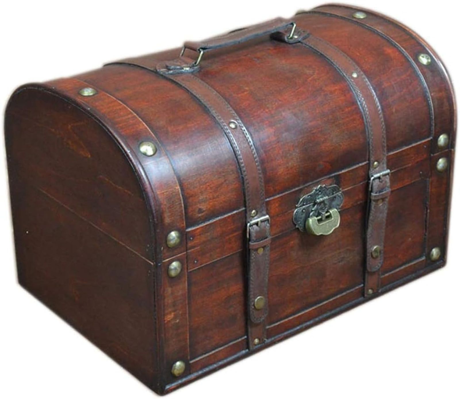 新品 [MetRose] アンティーク 宝箱 ヴィンテージ スーツケース 木製