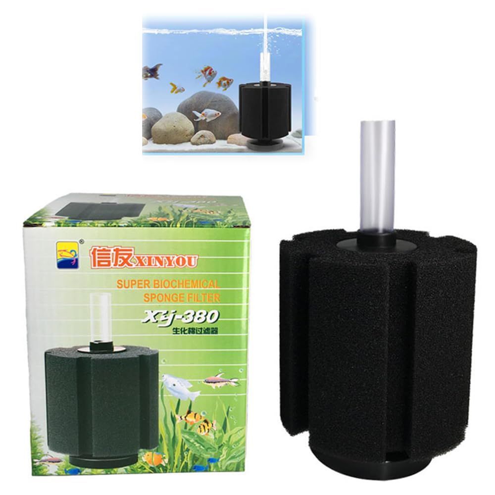 XY-380 スポンジフィルター 投げ込み式フィルター 小型水槽用 ろか装置