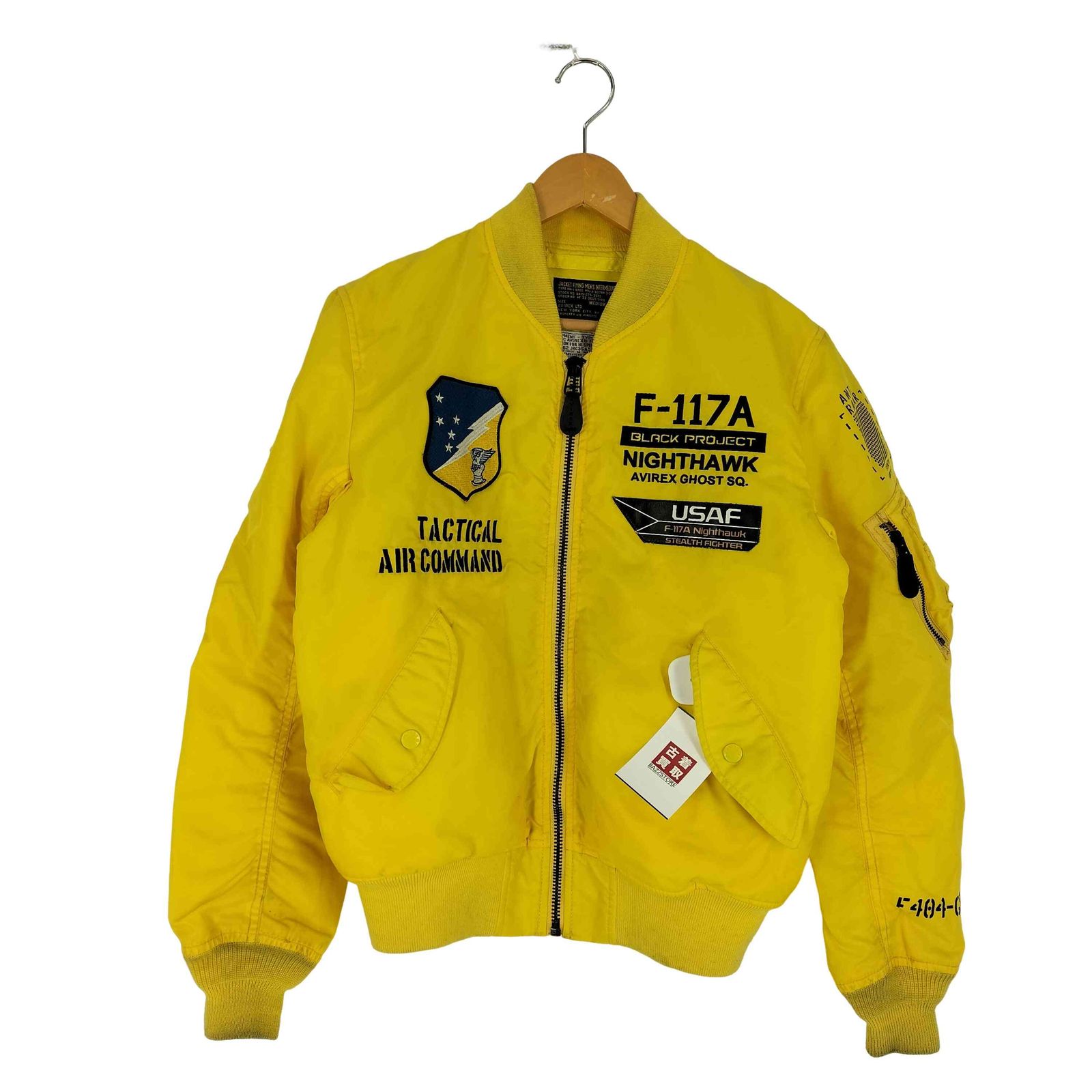 アヴィレックス AVIREX TACTICAL AIR COMMAND 刺繍 パッチ フライト