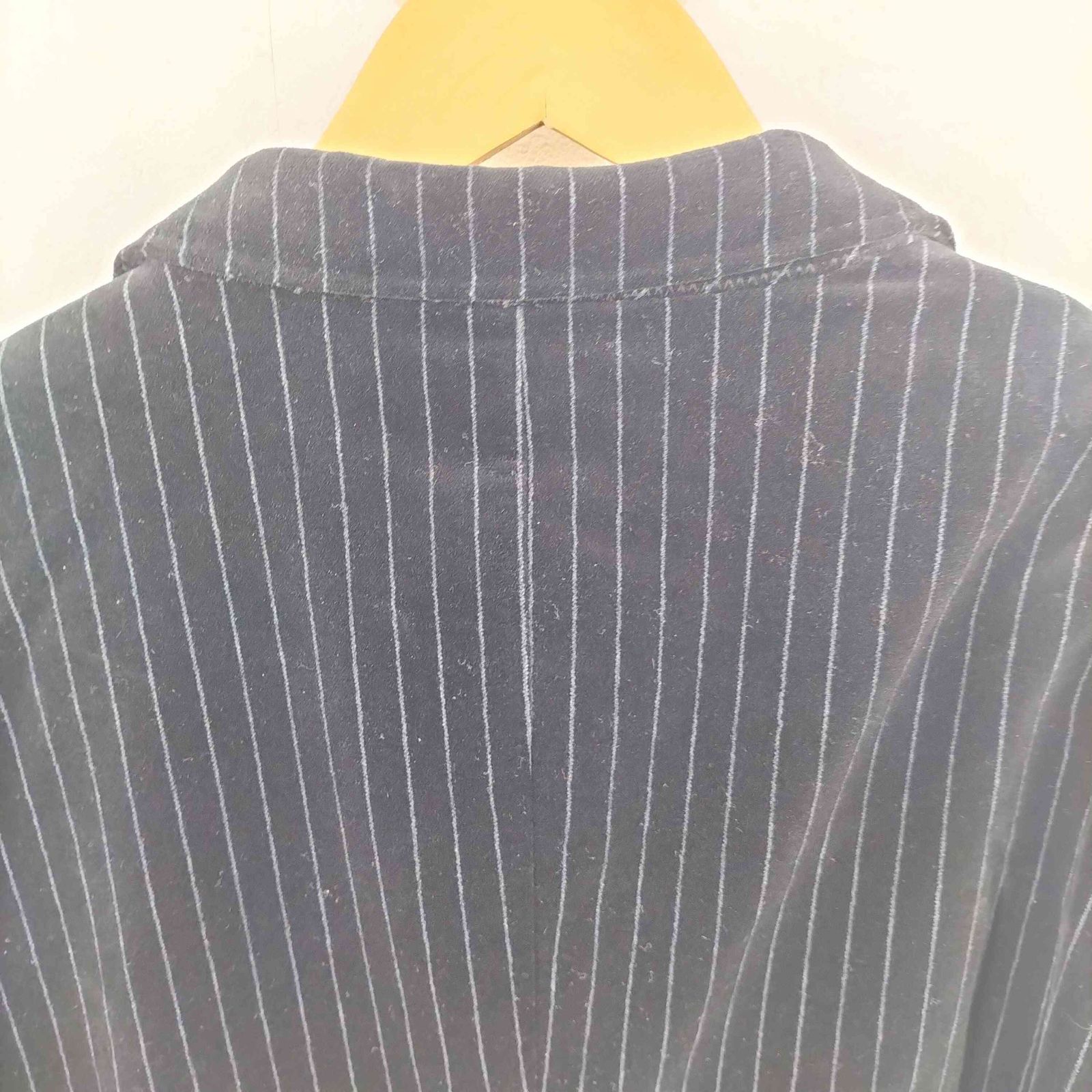 バーバリーブラックレーベル BURBERRY BLACK LABEL ストライプベロア3B