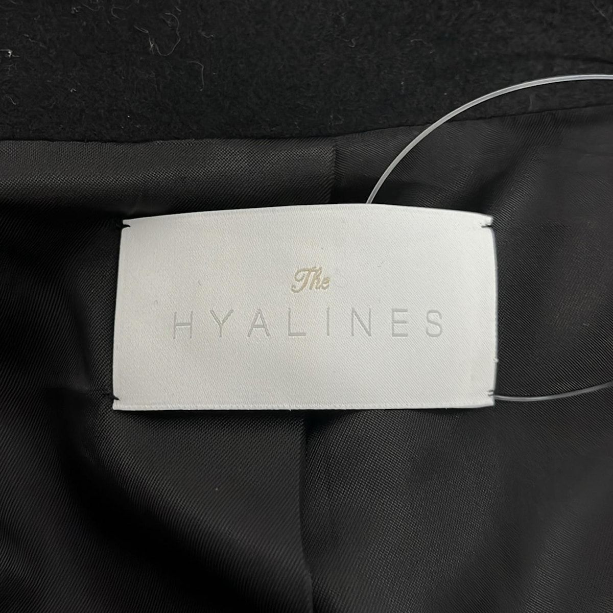 HYALINES(ハイアリン) コート サイズ38 M レディース美品 - 黒 長袖  