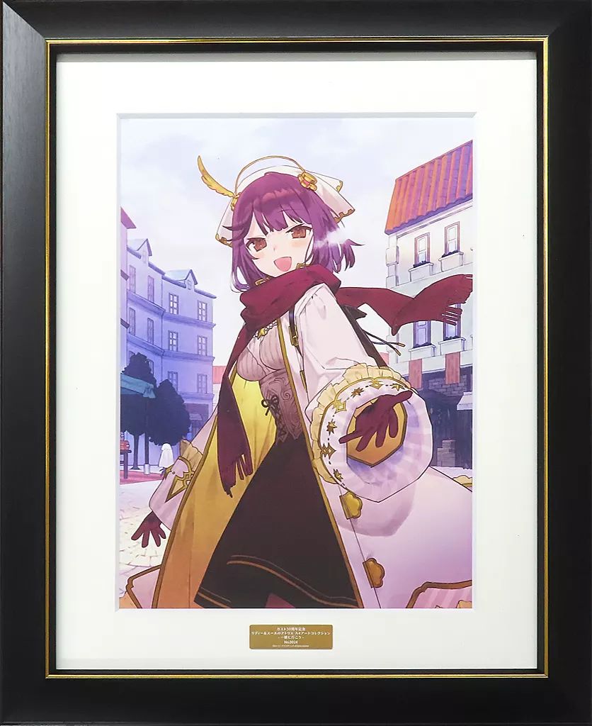 原画イラストボード 付属品付 ガスト30周年記念 リディー＆スールのアトリエ A 4アートコレクション 一緒に行こう