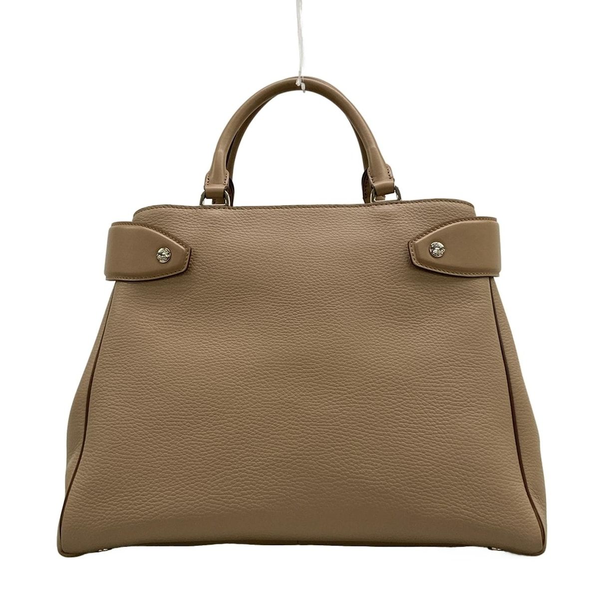 TOD'S(トッズ) トートバッグ美品 セアー ベージュ レザー - メルカリ