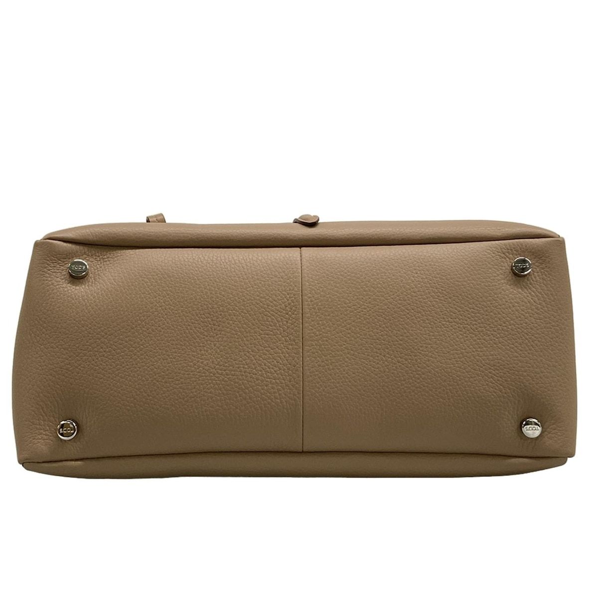 TOD'S(トッズ) トートバッグ美品 セアー ベージュ レザー - メルカリ