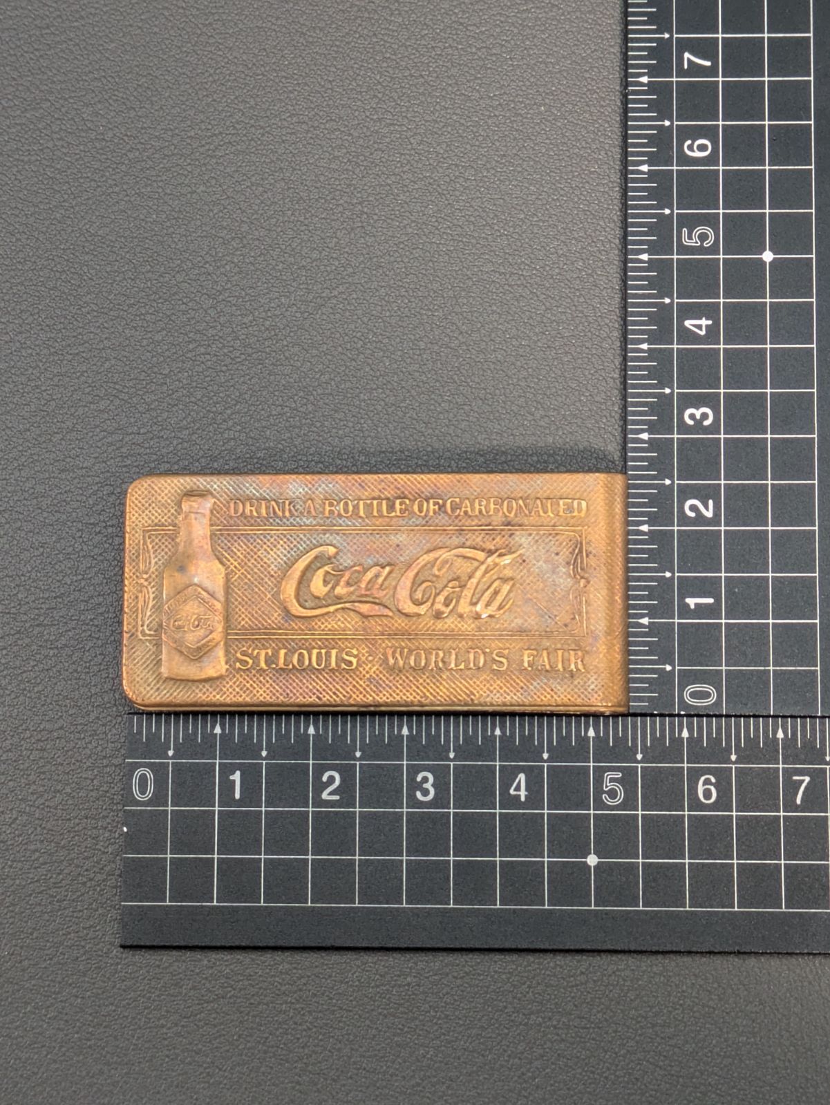 銅製】希少品 コカ・コーラ×ティファニー マネークリップ セントルイス