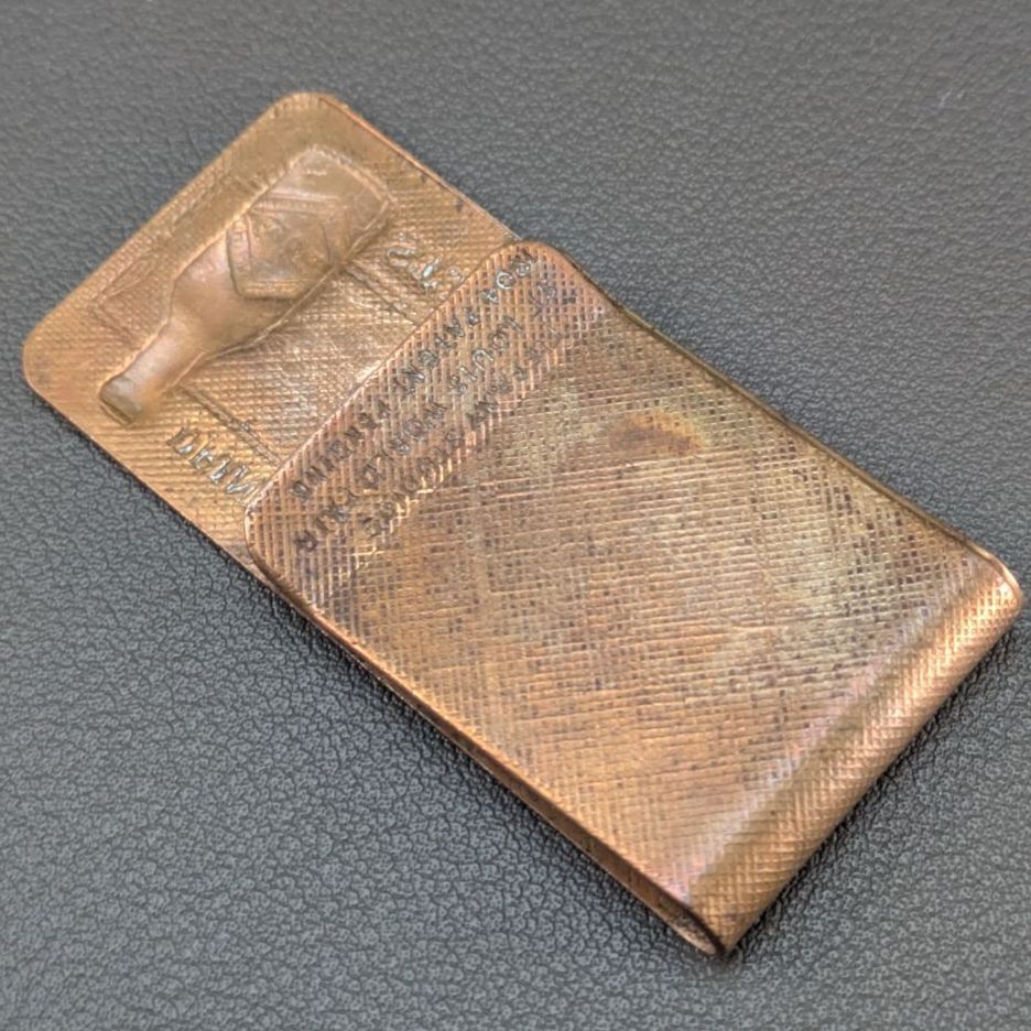 銅製】希少品 コカ・コーラ×ティファニー マネークリップ セントルイス