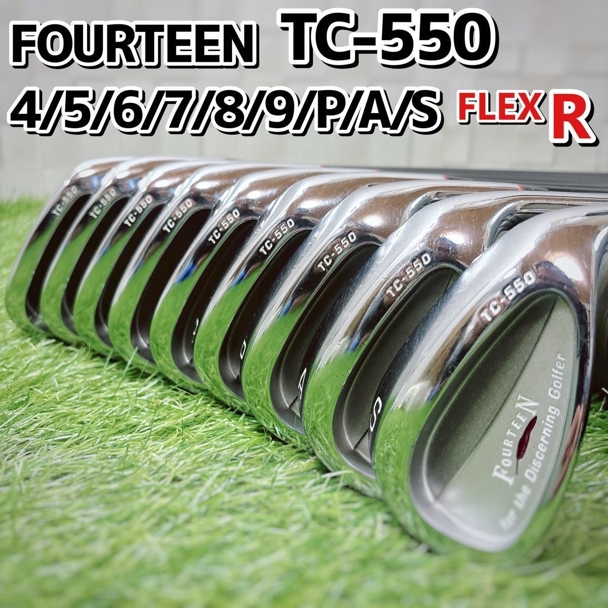 フォーティーン TC-550 FORGED#4～#9，Pw(S)NS PRO950GHの7本 