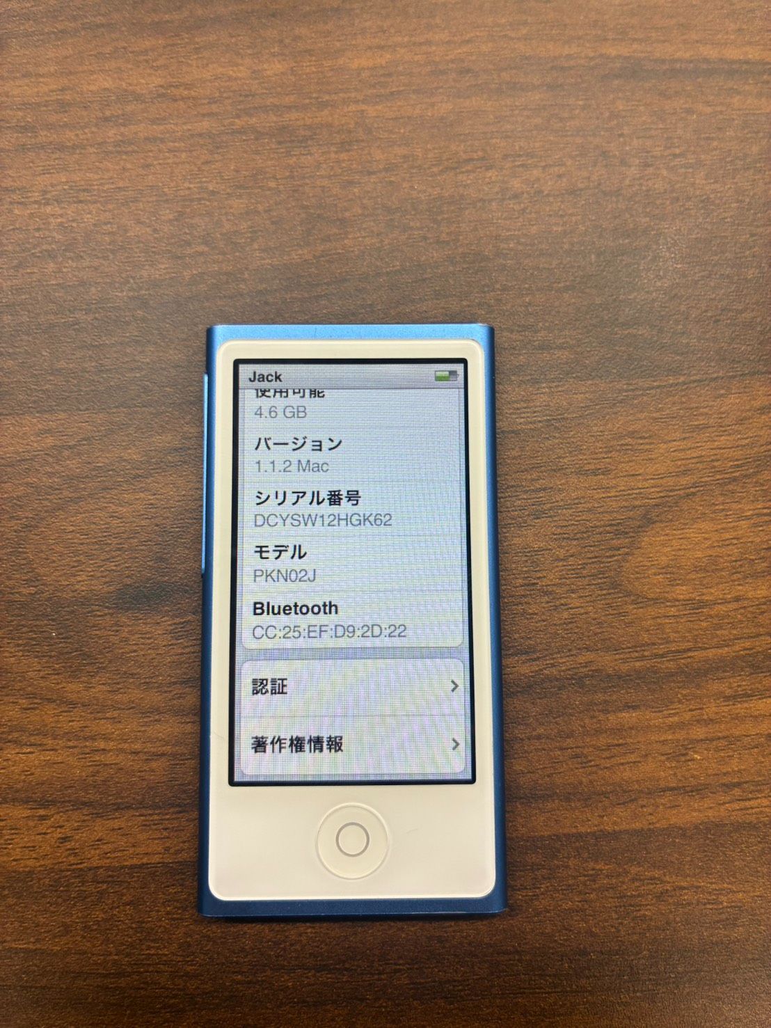 最終モデル 限定販売】AppleのiPod nano（第7世代）/純正イヤホン