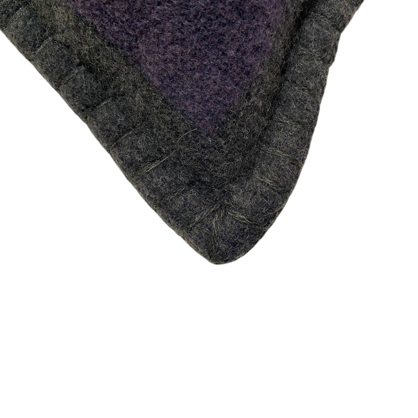 シャネル CHANEL バイカラー ココマーク クッション ウール カシミヤ