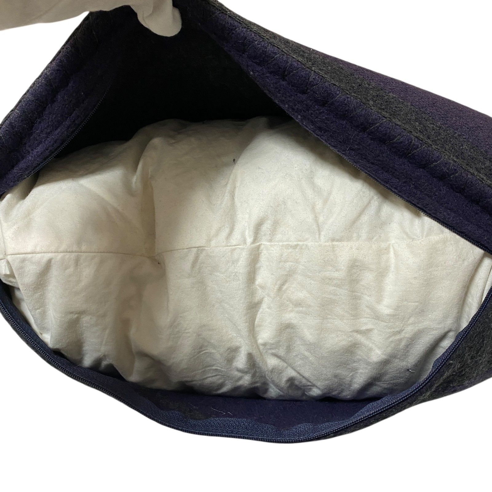 シャネル CHANEL バイカラー ココマーク クッション ウール カシミヤ