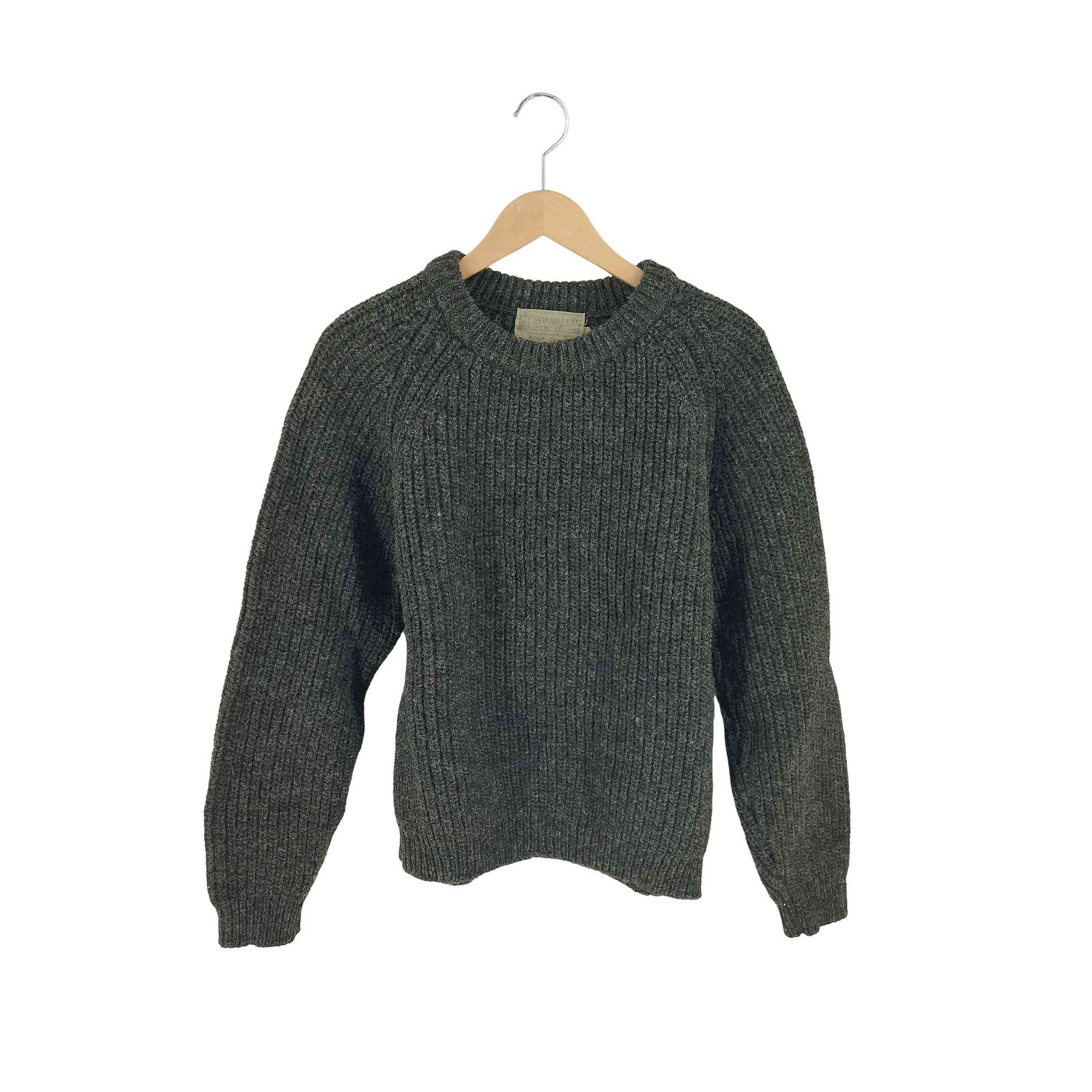 インバーアラン INVERALLAN スコットランド製 BRITISH WOOL ニット