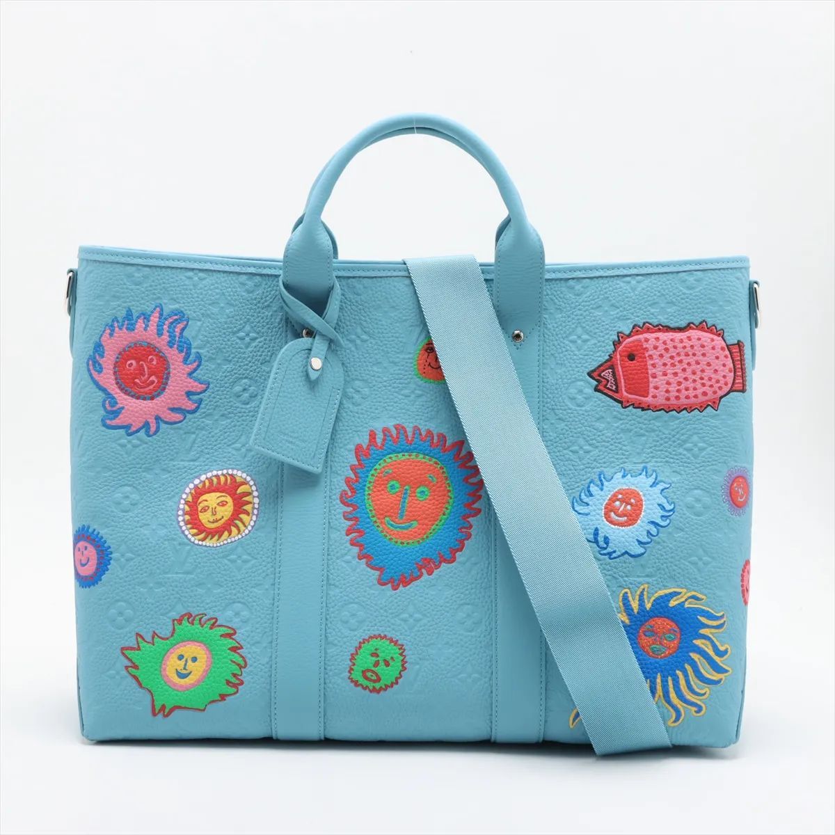 ルイヴィトン 草間彌生 トリヨン モノグラム　ウィークエンド トート 10万以上最安】N（新品）ルイヴィトン × 草間彌生 トリヨンモノグラム