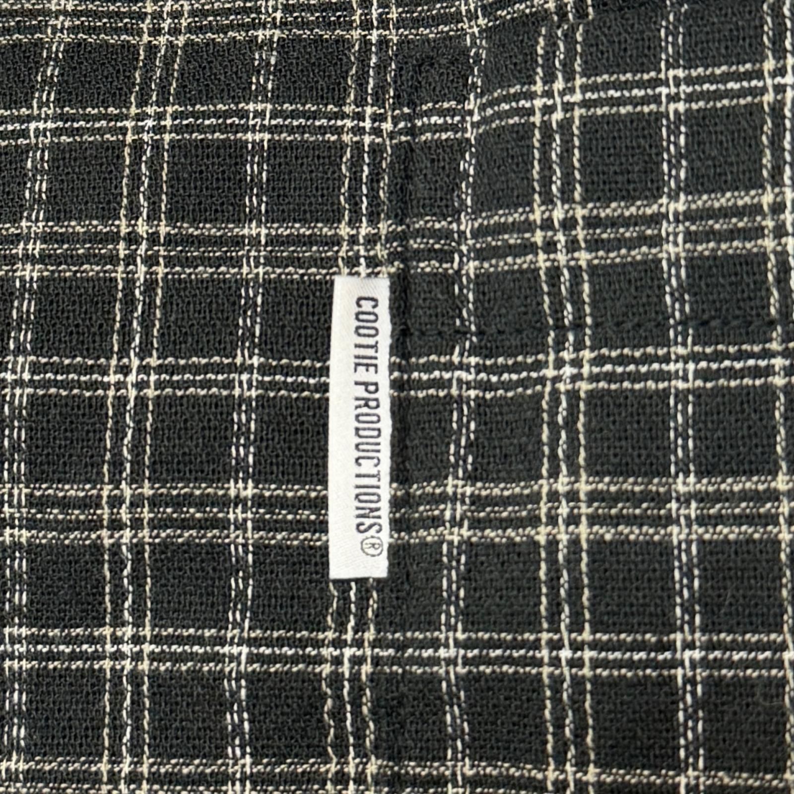 参考上代30800円 COOTIE 25SS Amundsen Check Overized Half Zip L/S