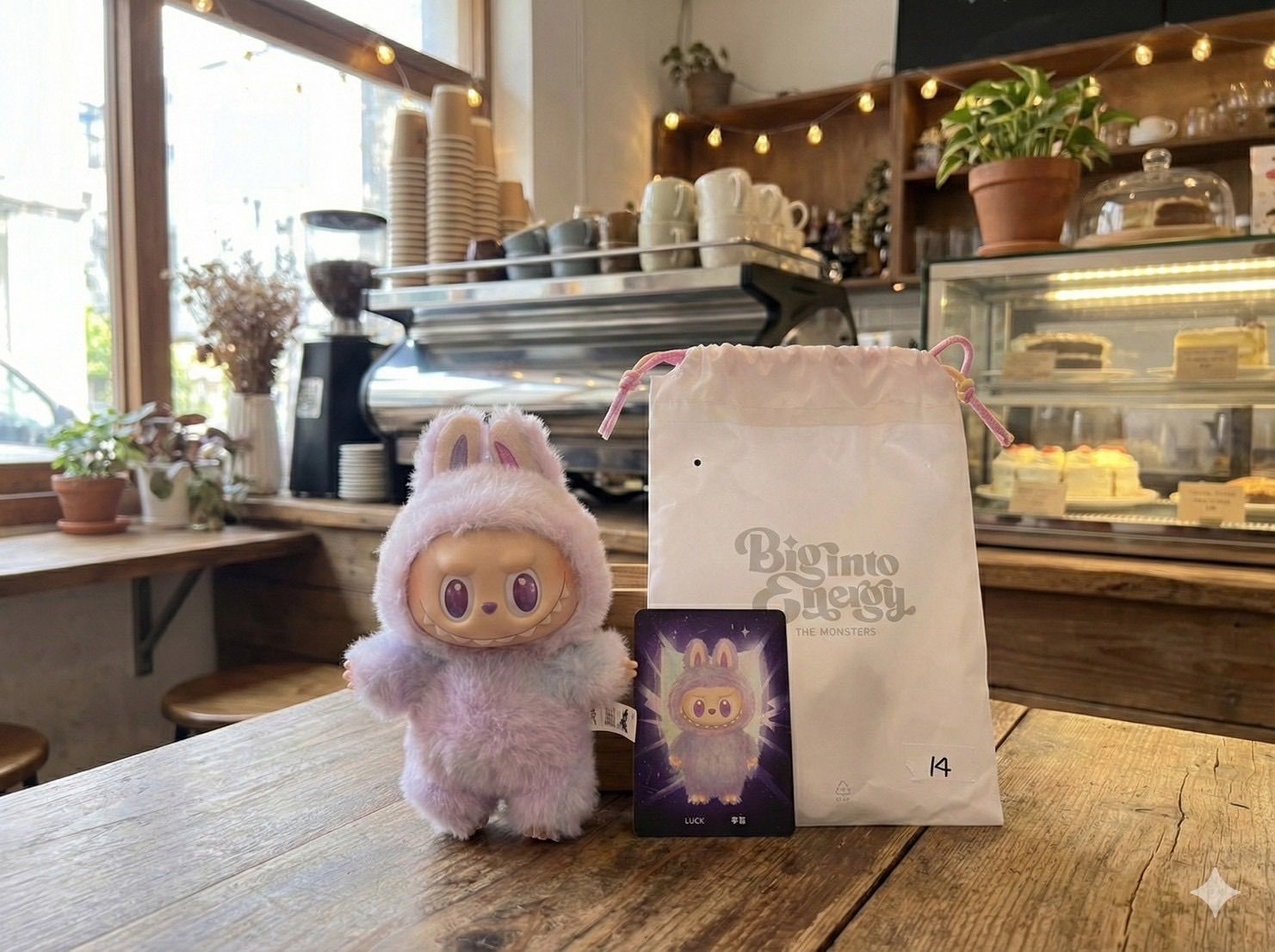 ⭐️開封済み【正規品・新品未使用】Luck ラック POP MART ラブブ　エナジー Labubu Big into Energy 1ピース LABUBU THE MONSTERS Big into Energy ぬいぐるみ 14