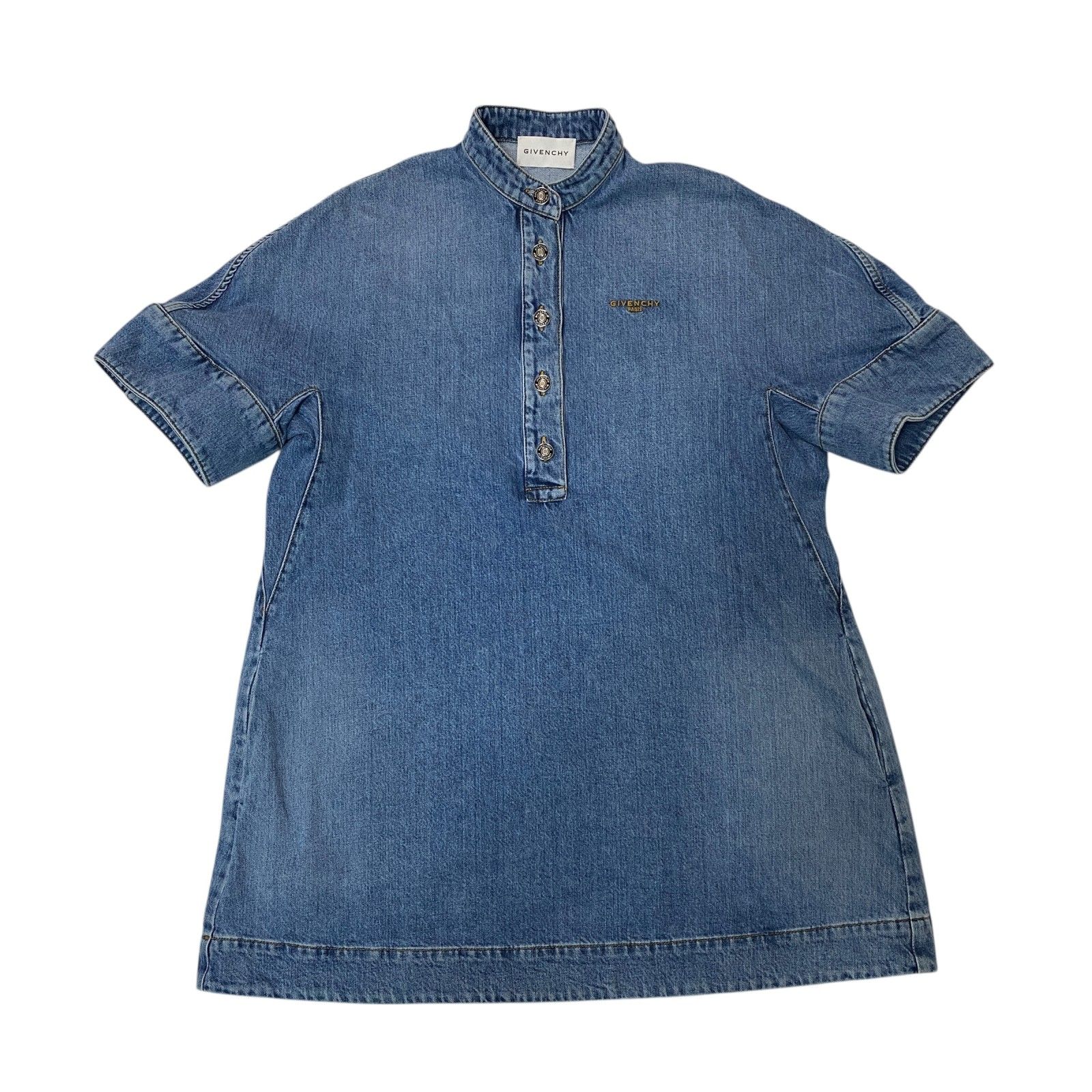 新品同様 ジバンシー GIVENCHY レディース ウォッシュド デニム ミニ  